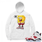 Carmine 6 Hoodie - White Spongebob Got EM