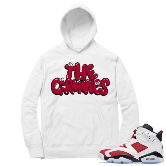 Carmine 6 Hoodie - White The Carmines