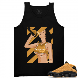 Match Air Jordan 13 Chutney | Sneaker Thirst | Black Tank Tee