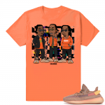 Yeezy 350 Clay | Migos NuWave | Hyper Orange Shirt