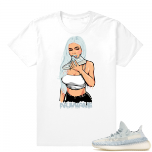 Yeezy Cloud White | Nuwave Drip | White Shirt