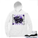 Concord 11 | Gang Gang | White Hoodie