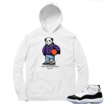 Concord 11 | Rare Panda | White Hoodie