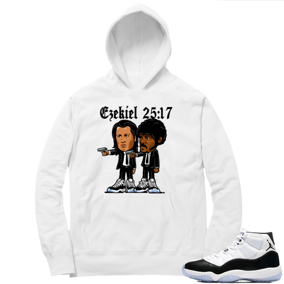 Concord 11 | Ezekiel 25:17 | White Hoodie