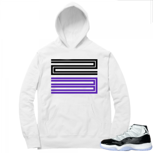 Jordan 11 Concord | 23 | White Hoodie