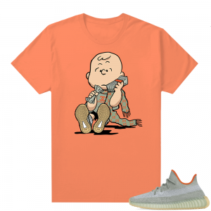 Desert Sage 350 Yeezy shirts to match - Orange - Designer Charlie