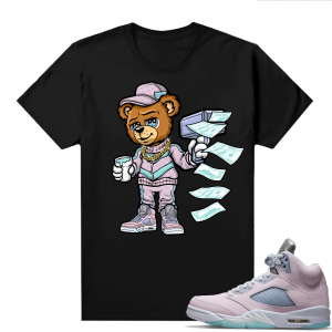 Easter 5s Regal Pink Shirts - Black Cash Cannon Bear