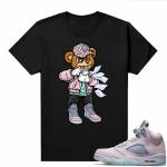 Easter 5s Regal Pink Shirts - Black Rich Bear