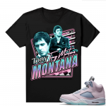 Easter 5s Regal Pink Shirts - Black Scarface