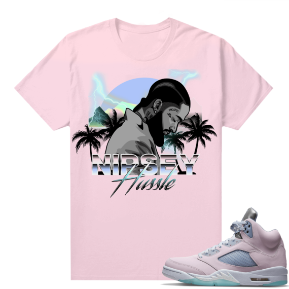 Easter 5s Regal Pink Shirts - Pink Nipsey Paradise