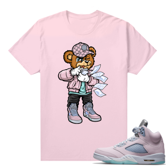 Easter 5s Regal Pink Shirts - Pink Rich Bear