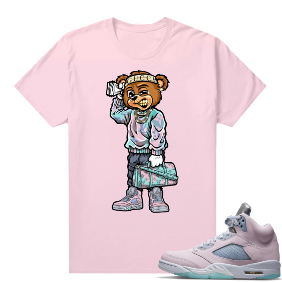 Easter 5s Regal Pink Shirts - Pink Soulja Bear