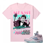 Easter 5s Regal Pink Shirts - Pink Tony Montana