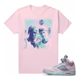 Easter 5s Regal Pink Shirts - Pink White Man Can’t Jump