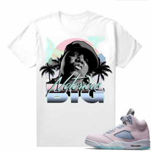 Easter 5s Regal Pink Shirts - White Biggie Paradise