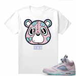 Easter 5s Regal Pink Shirts - White Heartless Bear