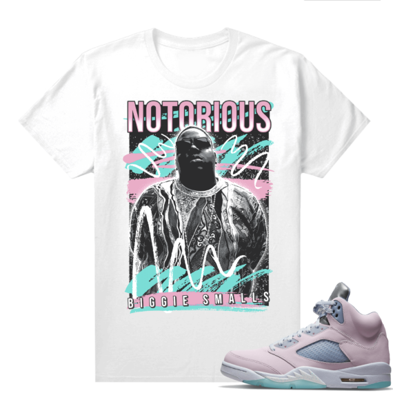 Easter 5s Regal Pink Shirts - White Notorious