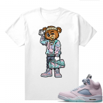 Easter 5s Regal Pink Shirts - White Soulja Bear