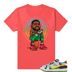 Kyrie 4 Lucky Charms shirts to match  Eat Sleep Breathe Basketball  Coral Red Tee