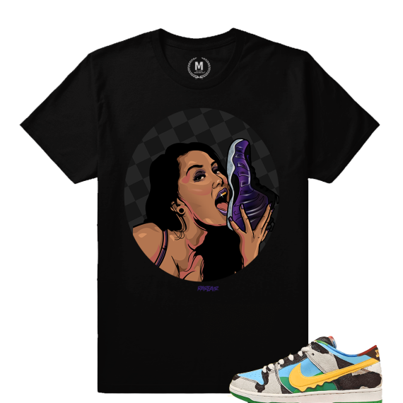 Sneakerhead - Nike Foamposites Eggplant T shirt - Black