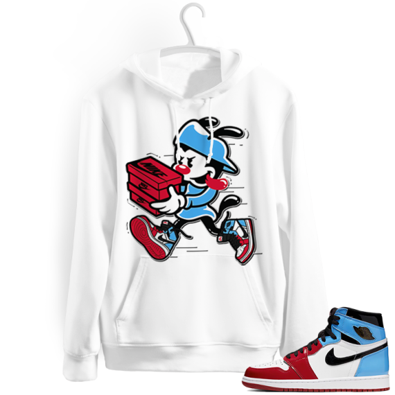 Fearless 1s Jordan Hoodies white - Double Up