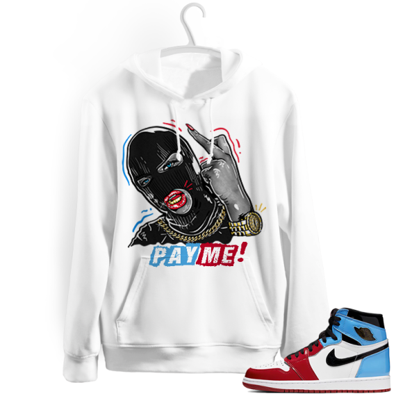 Fearless 1s Jordan Hoodies white - Pay Me