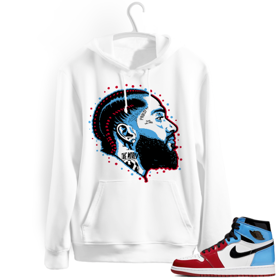 Fearless 1s Jordan Hoodies white - Prolific