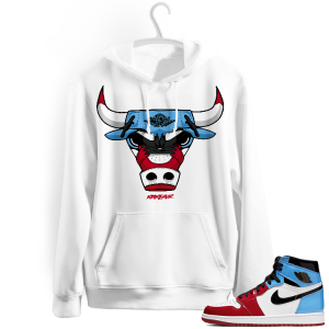 Fearless 1s Jordan Hoodies white - Rare Air Bull