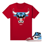 Fearless 1s matching t-shirts Red - Rare Air Bull