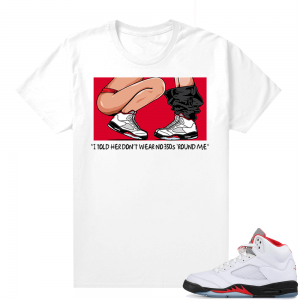 Fire Red 5s matching Graphic tees - No 350s