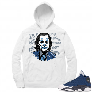 Flint 13s Sneaker Hoodie - White - Joker