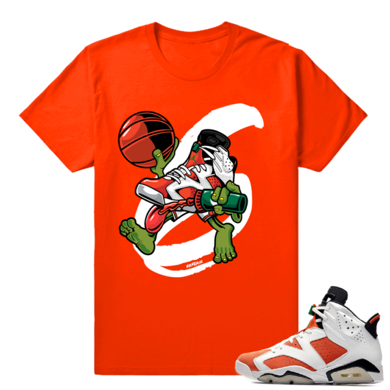 Gatorade 6s Sneaker tees Orange Air Gatorade 6s