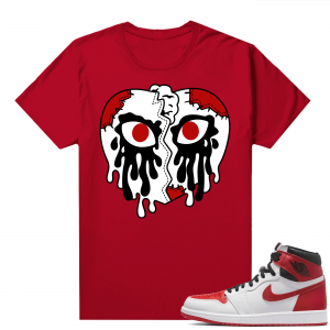 Heritage 1s - Tees Red Crying Heart