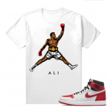 Heritage 1s - Tees White Ali Jumpman