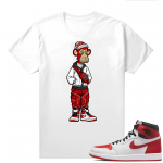 Heritage 1s - Tees White Bored Sneaker Ape