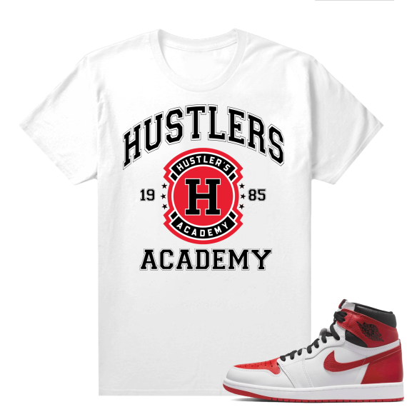 Heritage 1s - Tees White Collective Hustle Group Hustlers Acadamy V3