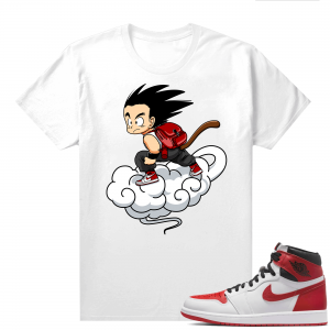 Heritage 1s - Tees White Fly Goku