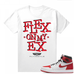 Heritage 1s - Tees White FlyHustle Flex