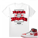 Heritage 1s - Tees White FlyHustle Never Going Broke