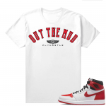 Heritage 1s - Tees White FlyHustle Out the Mud