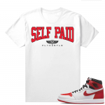 Heritage 1s - Tees White FlyHustle Self Paid