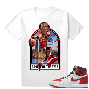 Heritage 1s - Tees White MJ Rookie of the Year V2