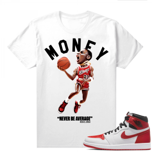 Heritage 1s - Tees White Money Mike