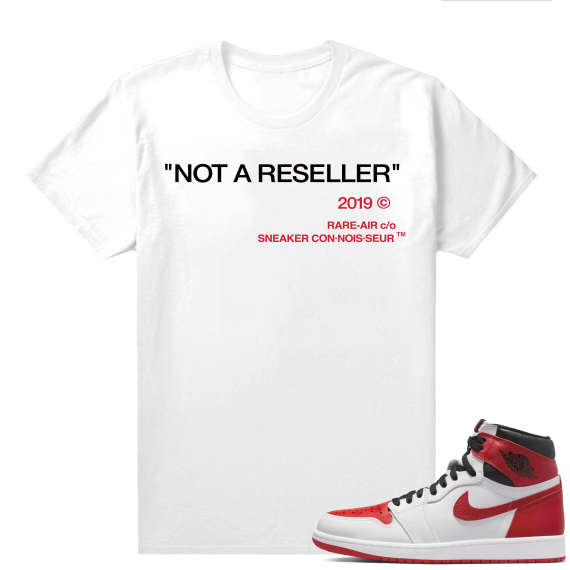 Heritage 1s - Tees White Not A Reseller