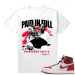 Heritage 1s - Tees White Paid In Full Movie tee