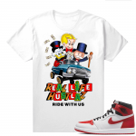 Heritage 1s - Tees White Real Life Hustlers