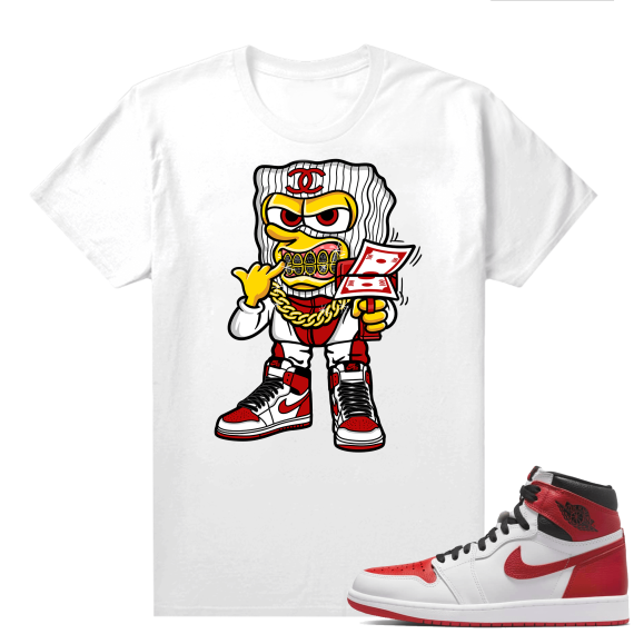 Heritage 1s - Tees White Savage Bob