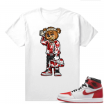 Heritage 1s - Tees White Soulja Bear