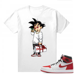 Heritage 1s - Tees White Trap Goku