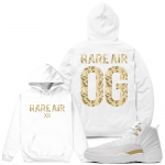 Match OVO 12 Jordan Retro | Rare Air OG | White Hoodie